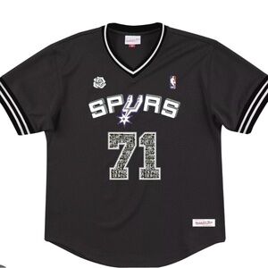 Mitchell & Ness Selena X Spurs Black Jersey with White Trim